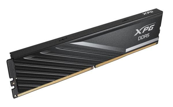 XPG LANCER BLADE RGB - DDR5 - sett - 32 GB: 2 x 16 GB - DIMM 288-pin lav profil - 6400 MT/s - CL32 - 1.1 - 1.4 V - on-die ECC - svart