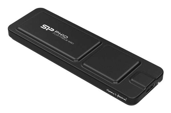 SILICON POWER PX10 - SSD - 2 TB - ekstern (bærbar) - USB 3.2 Gen 2 (USB-C kontakt) - svart