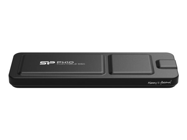 SILICON POWER PX10 - SSD - 1 TB - ekstern (bærbar) - USB 3.2 Gen 2 (USB-C kontakt) - svart
