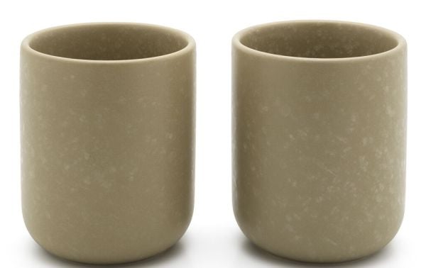 Bredemeijer Umea loam, Sett, 0,2 l, Grå, Keramisk, Krus, Te
