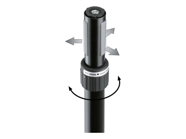 Väliputki "Ring Lock" 21368-000-55 musta (21368-000-55)