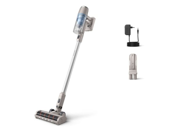 Philips 2000 Series XC2011 - Støvsuger - pinne/håndholdt (2-i-1) - uten pose - uten kabel - lys blå - 1 batteri, inkludert lader