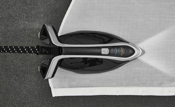 Tefal Pro Express Vision GV9821E0 - Dampstrykejern med automatisk slukking - såleplate: Durilium AirGlide Autoclean - 3000 W - svart