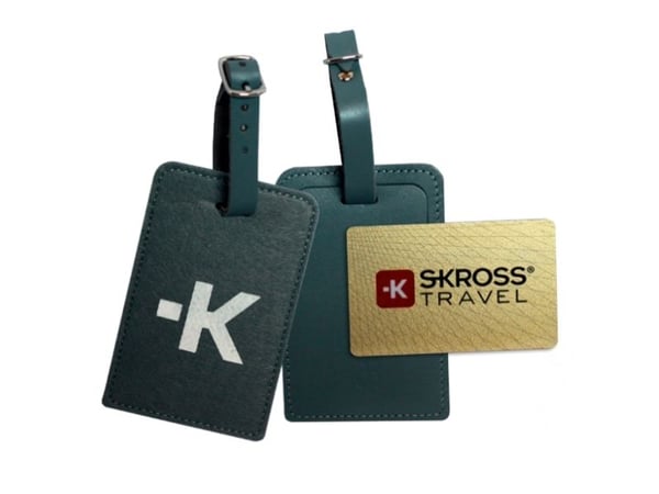 Skross SKTA1001LUTSICN, Grå, Lær, PVC, China, 110 mm, 70 mm, 54 g