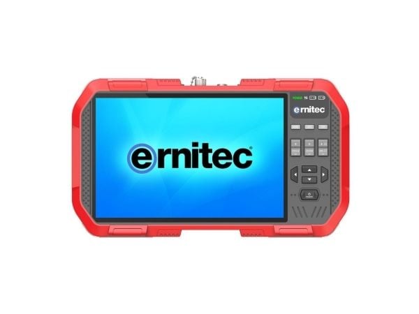 Ernitec - LCD-skjerm - 7" - berøringsskjerm - 1920 x 1200 Full HD (1080p) - IPS - HDMI - grå, rød