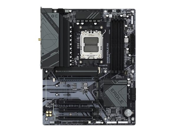 Gigabyte B650 EAGLE AX - Moderkort - ATX - Socket AM5 - AMD B650 Chipuppsättning - USB-C 3.2 Gen 1, USB 3.2 Gen 2, USB 3.2 Gen 1 - Gigabit LAN - in...