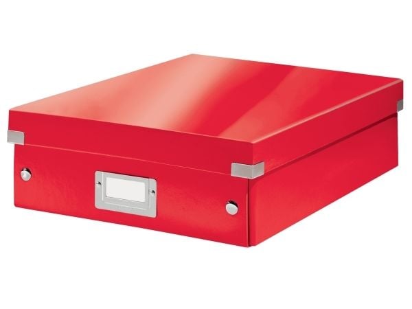Leitz Click & Store WOW - Lagerboks - medium - for A4 (210 x 297 mm) - rød