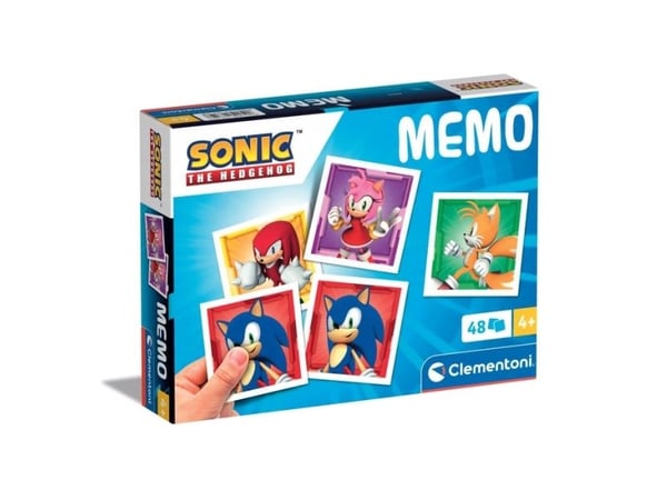 Clementoni Memo Sonic, kortspill, minne, 4 år