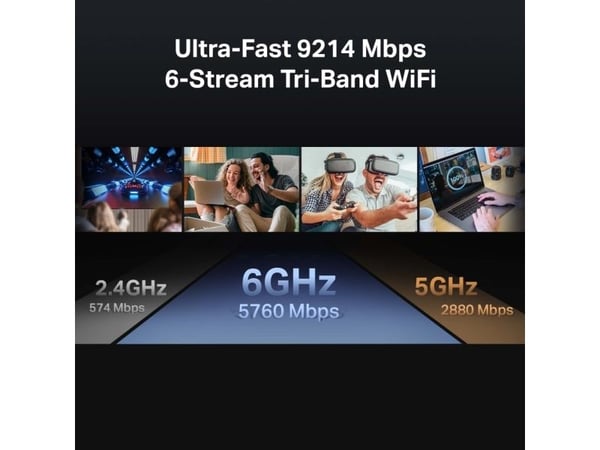 TP-Link Archer BE550 - Tri-Band Wi-Fi 7 Router