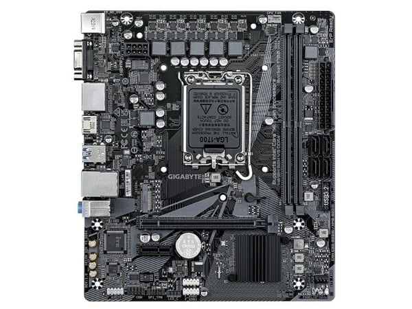 Gigabyte H610M S2H V3 DDR4 - 1.0 - hovedkort - micro ATX - LGA1700-sokkel - H610 Chipset - USB 3.2 Gen 1 - Gigabit LAN - innbygd grafikk (CPU kreve...