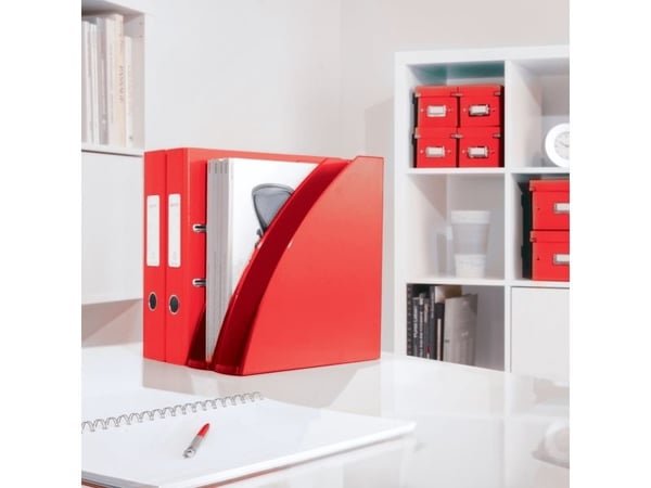 Leitz WOW - Magasinfil - ryggbredd: 75 mm - för A4 (210 x 297 mm) - röd