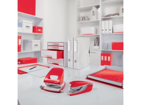 Leitz WOW, A4, Red, 250 sheets, 80 g/m², 2.5 cm, 4 cm