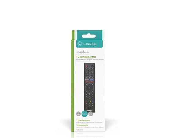Nedis TVRC45HIBK, TV, IR langaton, Painikkeet, musta