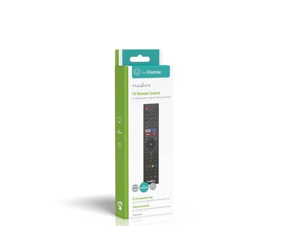 Nedis TVRC45HIBK, TV, IR langaton, Painikkeet, musta