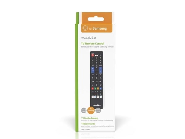 Nedis TVRC45SABK, TV, IR Kabelfri, Trykknapper, Sort