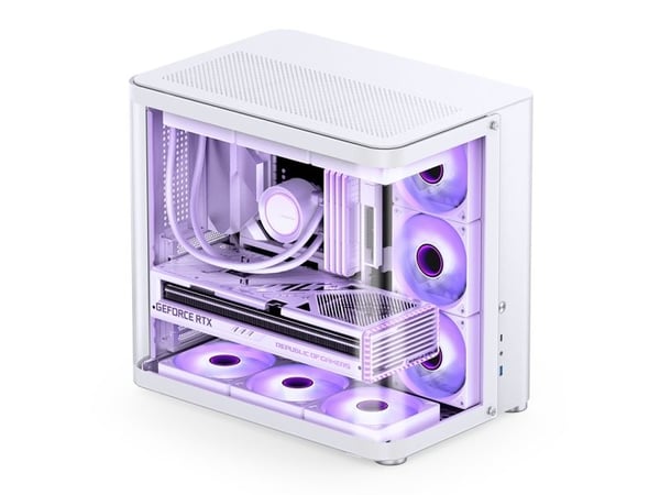 Jonsbo TK-2 2.0, Midi Tower, PC, Sort, ATX, ITX, Mini-ATX, Stål, Herdet glass, 16,5 cm
