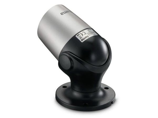 Hama 00176646, Utendørs, Trådløs, Amazon Alexa / Apple Siri / Google Home, 2400 MHz, Svart, Sølv, Kule (form)