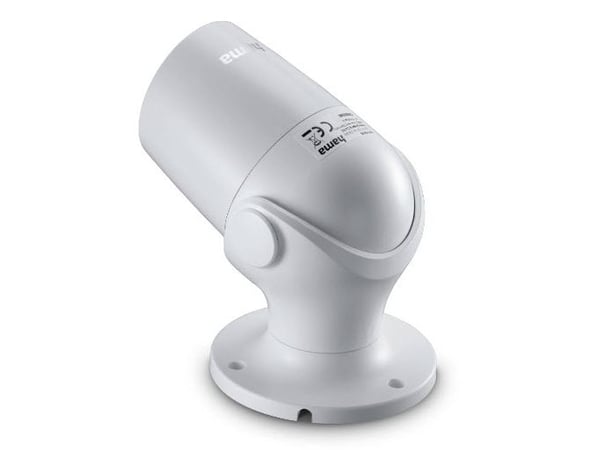 Hama 00176645, Utendørs, Trådløs, Amazon Alexa / Apple Siri / Google Home, 2400 MHz, Hvit, Kule (form)