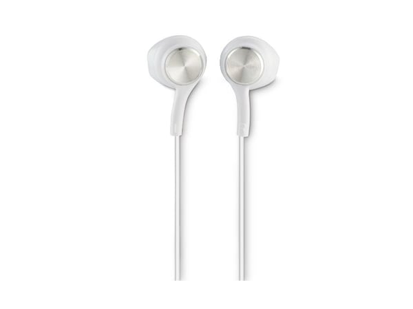 Hama Ocean II - Ørepropper med mikrofon - i øret - kablet - USB-C - hvit, sølv