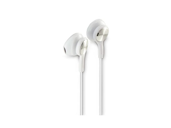 Hama Ocean II - Ørepropper med mikrofon - i øret - kablet - USB-C - hvit, sølv