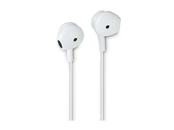 Hama Ocean II - Ørepropper med mikrofon - i øret - kablet - USB-C - hvit, sølv