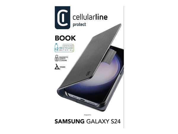 Cellularline 8018080475221, Folio, Samsung, Galaxy S24, 15,8 cm (6.2"), Svart