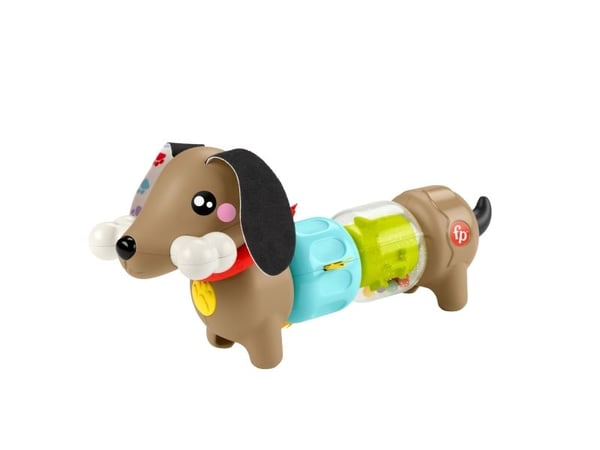 Fisher-Price FP Pets Click & Spin Activity Pup -hienomotoriikkalelu vauvoille, 0,5 vuosi/vuosia, Tuottaa ääntä, Muovi, Monivärinen