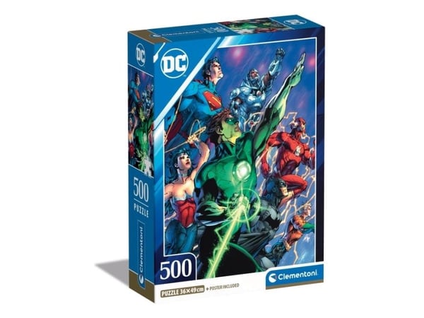 Clementoni Puslespil HQC DC Comics, 500 brikker
