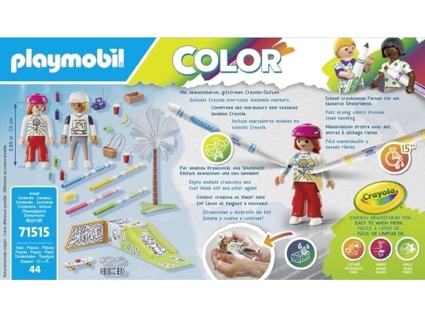Playmobil Color 71515, Action/ Eventyr, 6 år, Flerfarget, Plast
