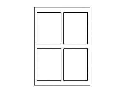 Avery Zweckform My Design flaskeetiketter - 90 x 120 mm 20 etikett(er) (5 ark x 4) etiketter