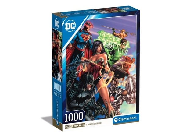 Clementoni DC Comics, 1000 kpl, Sarjakuvat, 18 vuosi/vuosia