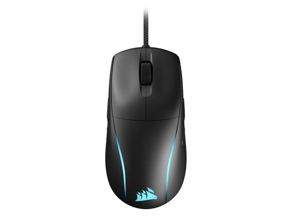 CORSAIR M75 - Mus - lett, RGB - høyre- og venstrehåndet - optisk - 8 knapper - kablet - USB