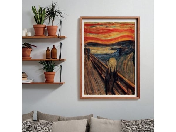 Clementoni Museum Collection Munch The Scream, 1000 stykker, Kunst, 18 år