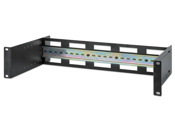 Intellinet 716345, Rackskinne, Aluminium, Svart, 1 stykker, 1,3 kg