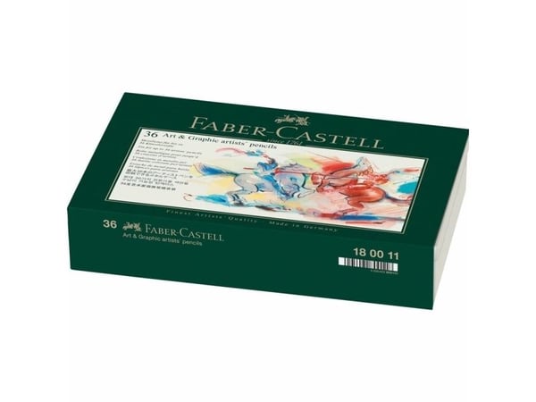 Faber-Castell 180011, Hardt pennal, Hvit, Monokromatisk, 1 stykker