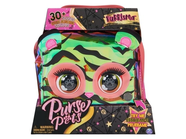 Purse Pets Purrisma Tiger, Jente, Skulder veske, Glidelås, Flerfarget, Mønster, 150 mm