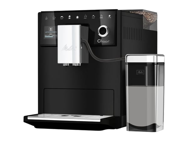 Melitta CI Touch, Espressomaskin, 1,8 L, Kaffebønner, Innebygd kvern, 1400 W, Sort