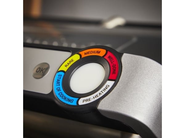 Tefal Optigrill+ XL GC727810, Svart, Metall, Rektangulær, Knapper, 800 cm², 400 x 200 mm