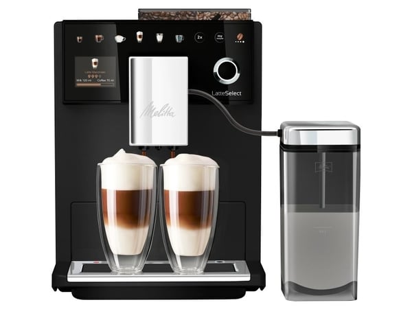 Melitta 630-212, Espressomaskin, 1,8 l, Kaffe bønner, Innebygd kaffekvern, 1400 W, Sort