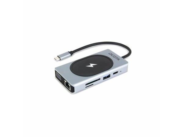 DICOTA - Dockningsstation - USB-C - HDMI, VGA