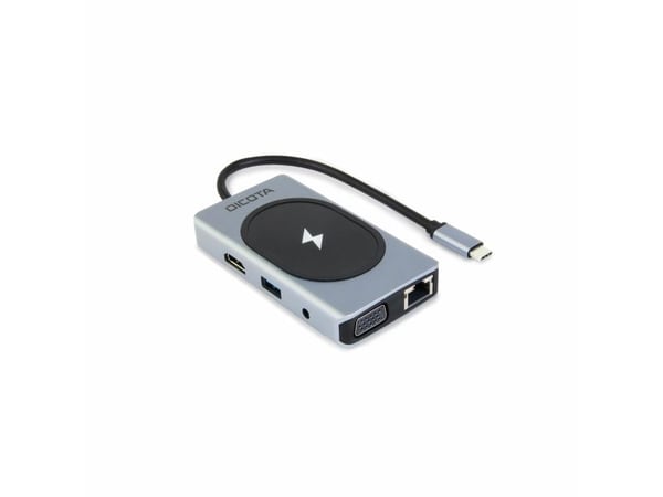 DICOTA - Dockningsstation - USB-C - HDMI, VGA
