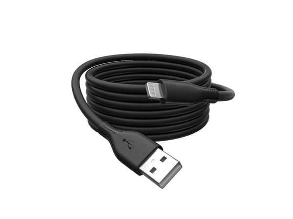 ASSMANN - Lightning-kabel - USB hann til Lightning hann - 2 m - enkeltskjermet - svart