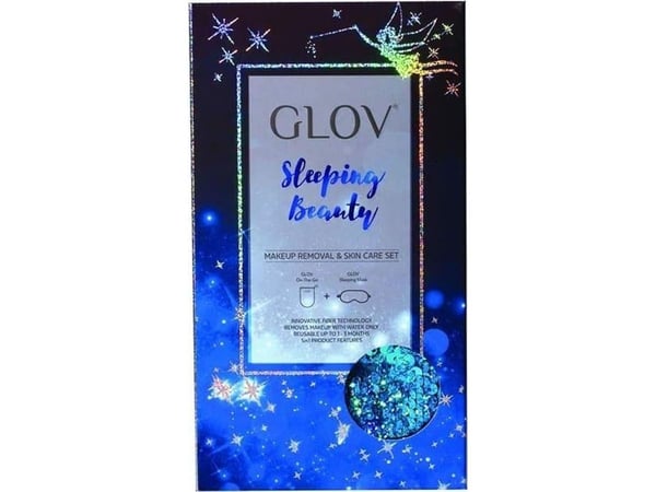 Glov Glov Sleeping Beauty Set Glov: Sleeping Beauty, Sleep Mask, Blue + Sleeping Beauty, Makeup Remover Glove, Bouncy Blue For Women