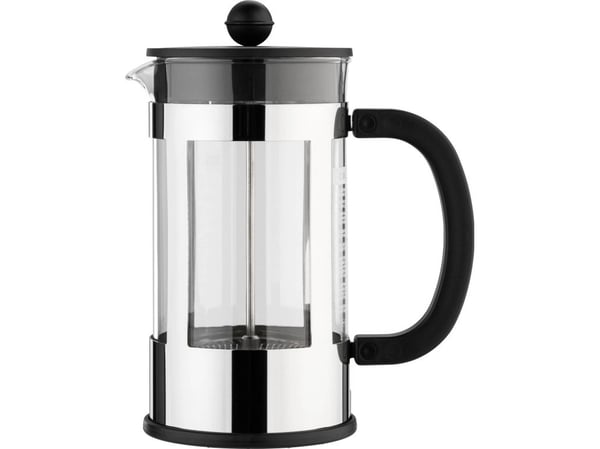 bodum BRS/INX PRESS KENYA Kaffemaskine Transparent, Sort Kapacitet kopper=8