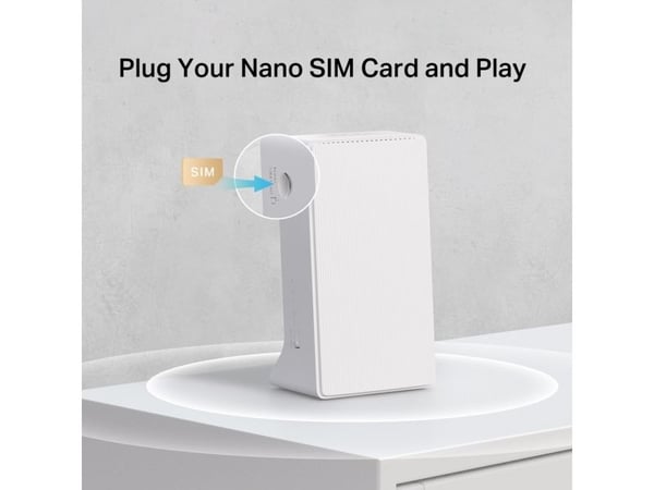 Mercusys MB230-4G, Wi-Fi 5 (802.11ac), Dobbelbånd (2.4 GHz / 5 GHz), Ethernet/bredbåndsforbindelse, 4G, Hvit, Skrivebord/stolperuter