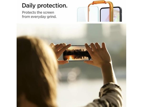 Spigen GLAS.tR AlignMaster, Samsung, Galaxy A35 5G (2024), Ripebestandig, Gjennomsiktig, 2 stk.