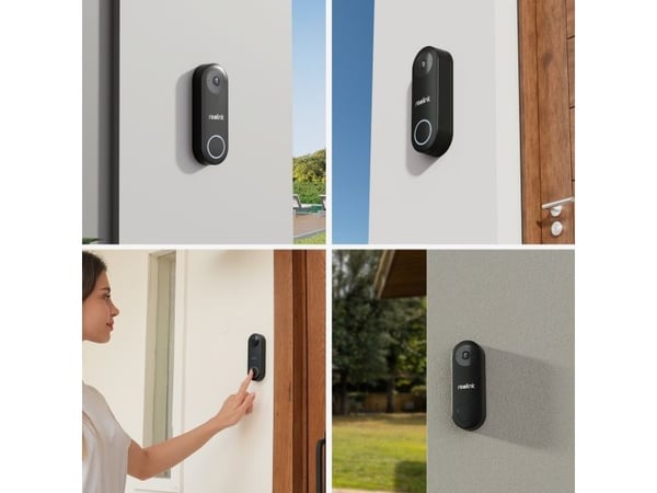 Reolink Smart 2K+ Video Doorbell WiFi - Smart dörrklocka - med kamera - kabelansluten, trådlös - 802.11a/b/g/n - 10/100 Ethernet