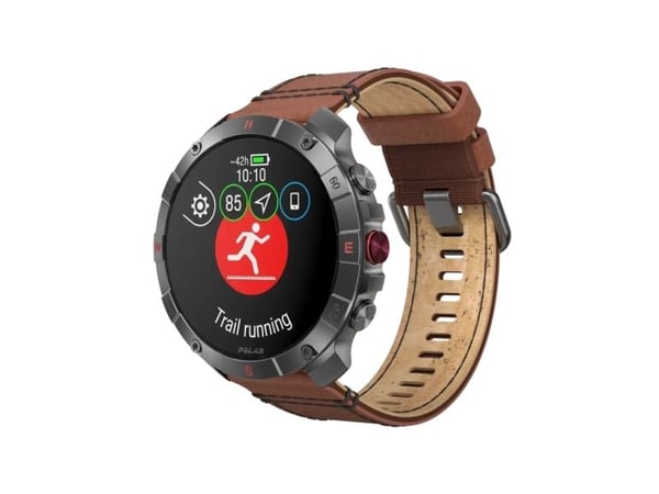 Polar Grit X2 Pro Titan, 3,53 cm (1,39"), AMOLED, berøringsskjerm, 32 GB, GPS (satellitt), 64 g