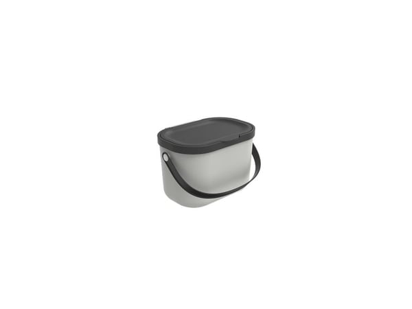 Rotho 1054601023WS, 3,2 L, oval, hvit, guide, 222 mm, 172 mm