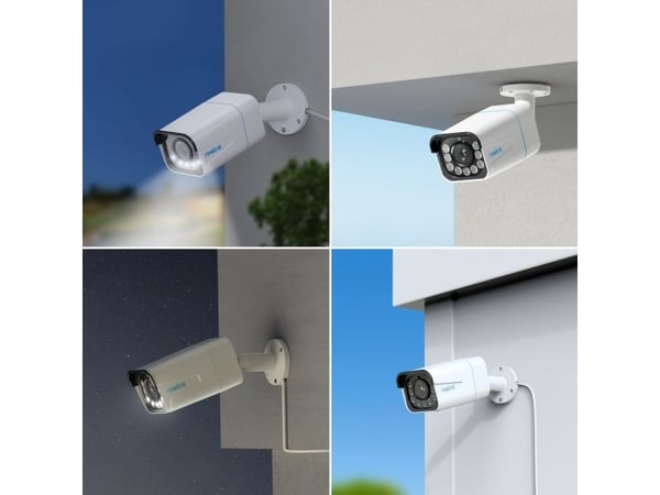 Reolink P430 - Nettverksovervåkingskamera - kule - innendørs, utendørs - værbestandig - farge (Dag og natt) - 8 MP - 3840 x 2160 - 4K - lyd - LAN -...